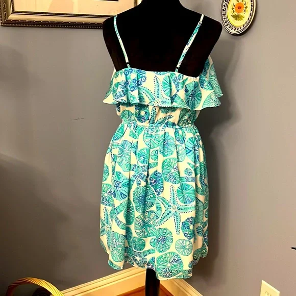 Lily Pulitzer Ruffle Neck Dress - Picture 2 of 5
